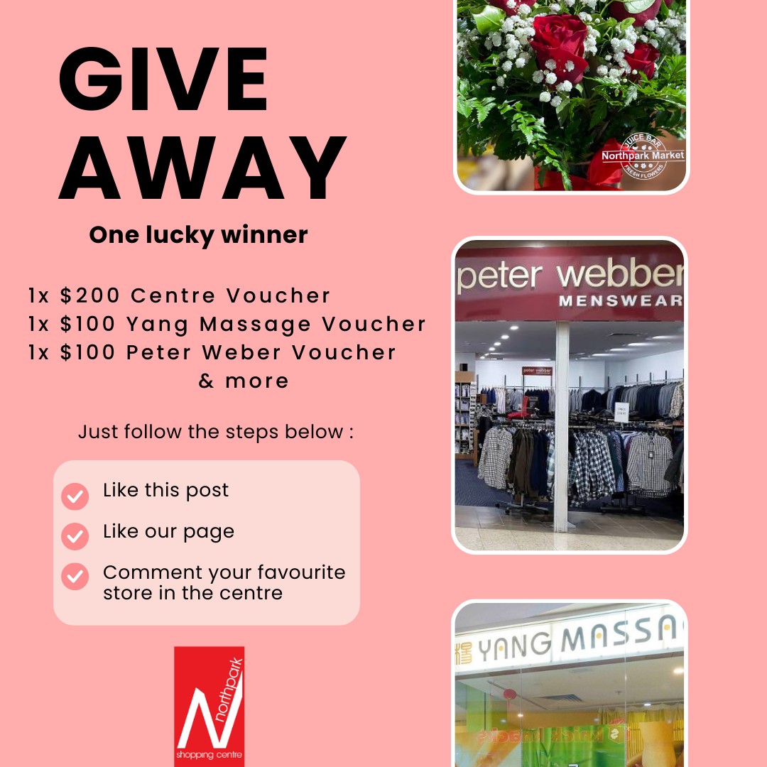 Valentines Day Giveaway Northpark Shopping Centre